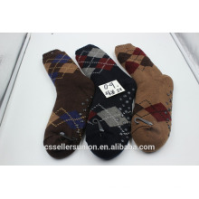 custom mens winter indoor home socks with anti-slip for whole
